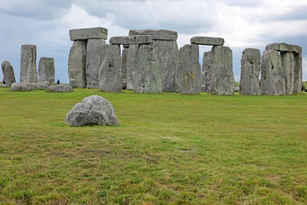 Big old stone at Stonehenge historic site — Stock Photo, Image