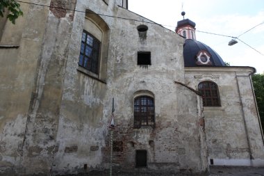 vilnius eski şehrin sokak görünümü