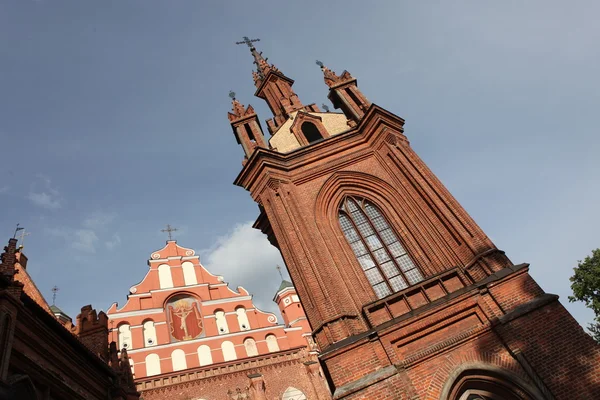 başkenti vilnius ünlü kilise.