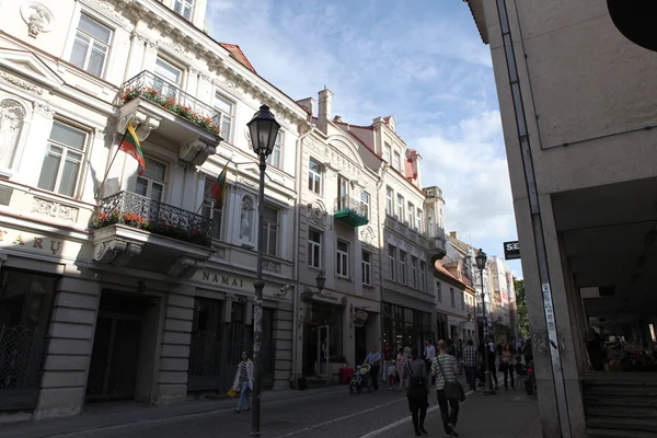 Rua velha de Vilnius — Fotografia de Stock