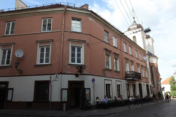 Vilnius oldtown street ,Lithuania — Stock Photo, Image
