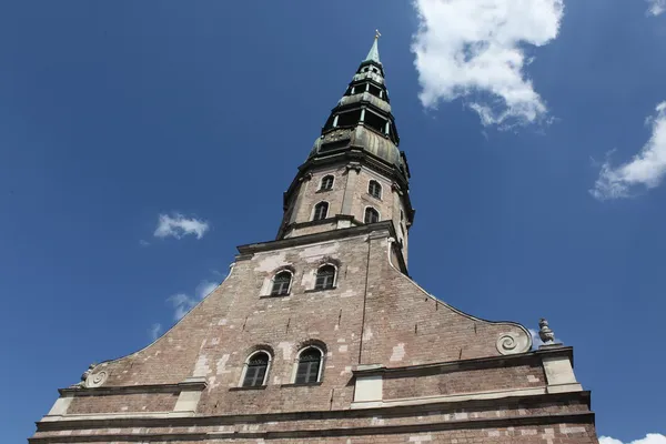 Parte antigua de la ciudad de Riga, Letonia — Foto de Stock