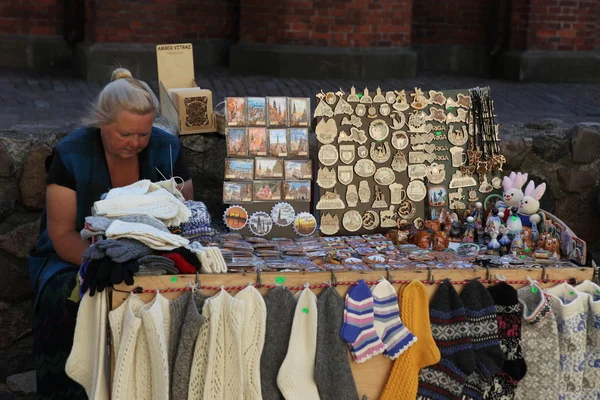 Yerel Hatıra Eşyası ticaret Riga, Letonya