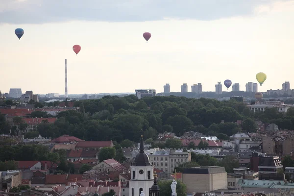 Widok na stare miasto Wilno — Zdjęcie stockowe