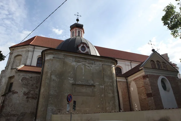 Vilnius oldtown straat, Litouwen — Stockfoto