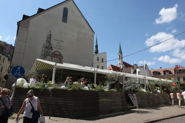 The streets in old town, Riga, Latvia — Stock Image The streets in old town, Riga, Latvia Stock Image