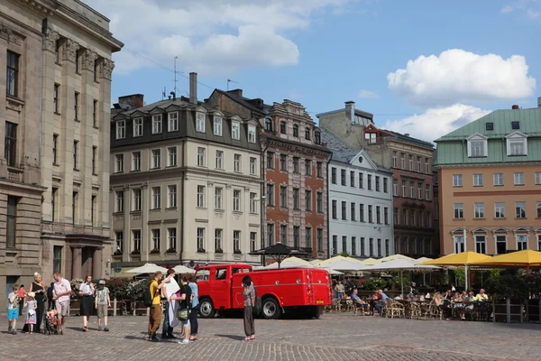 Ruas de Riga — Fotografia de Stock