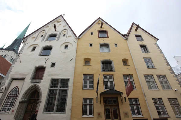 Building with flags — Stock Photo, Image