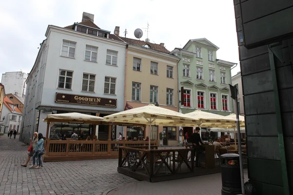 Cafe in Tallin — Stock Photo, Image