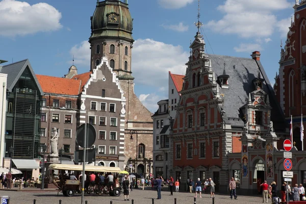 Starego miasta w Rydze, Łotwa — Stockfoto