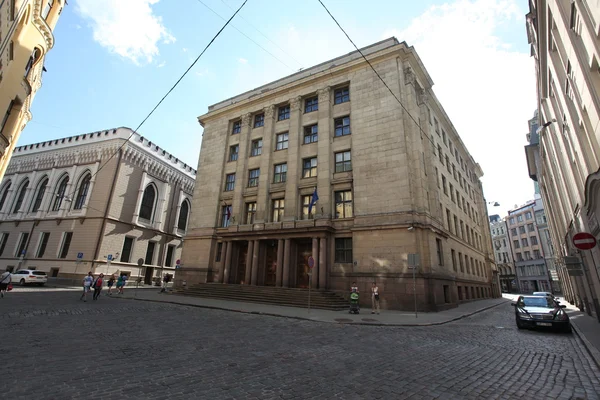Street of Riga, Latvia — Stock Photo, Image