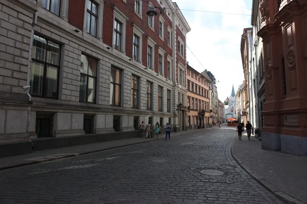Straße von Riga, Lettland — Stockfoto
