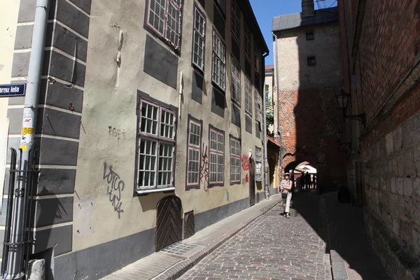 Street, Riga, Lotyšsko — Stock fotografie