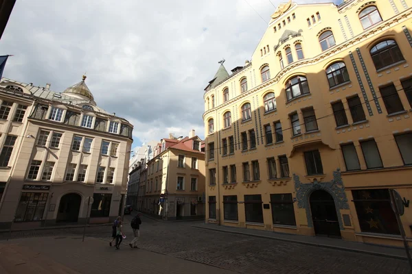 Edifícios de Riga, Letónia — Fotografia de Stock