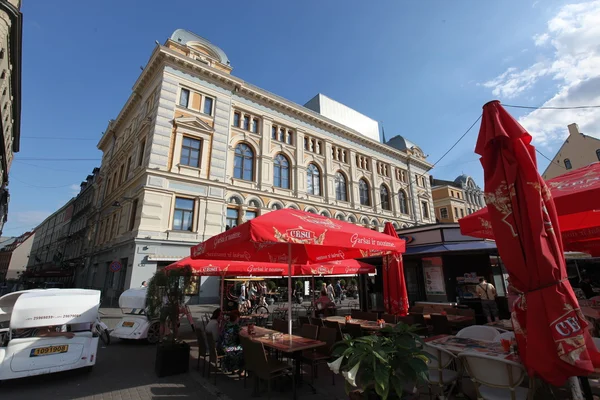 Street of Riga, Latvia — Stock Photo, Image