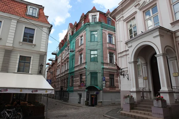 Rua de Riga, Letónia — Fotografia de Stock