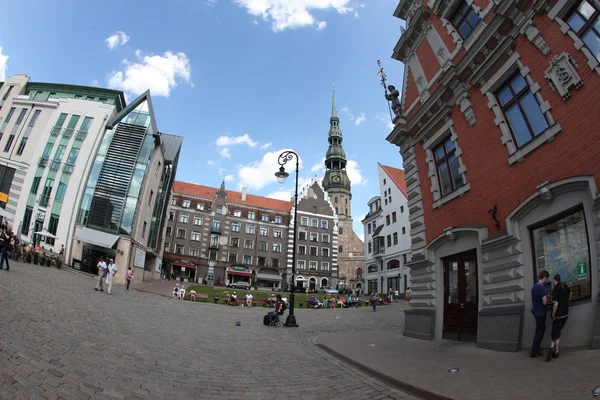 Cidade velha de Riga, Letónia — Fotografia de Stock