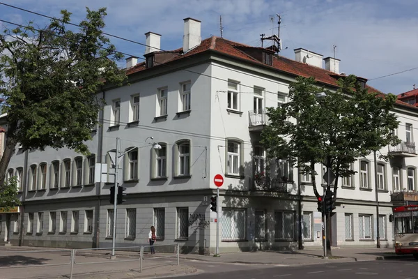 Régi házak, Vilnius — Stock Fotó
