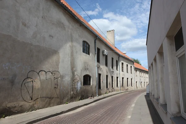 Casas antiguas en Vilna — Foto de Stock