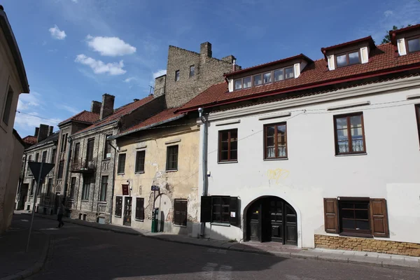 Stare domy w Wilnie — Zdjęcie stockowe