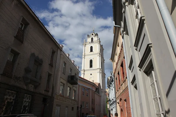 Rua velha em Vilnius — Fotografia de Stock