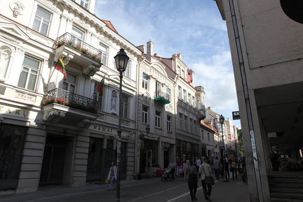 Alte Straße in Vilnius — Stockfoto