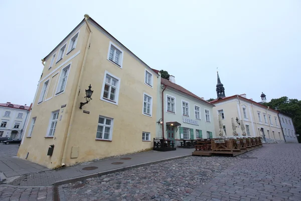 Strade della vecchia Tallinn, Estonia — Foto Stock