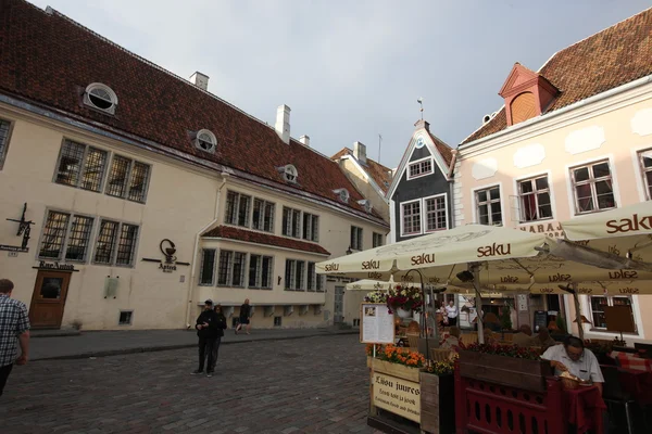 Praça da Câmara Municipal em Tallinn — Fotografia de Stock