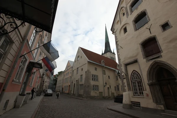 Ruas de Tallinn velho — Fotografia de Stock