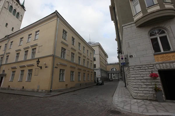 Strade della vecchia Tallinn — Foto Stock