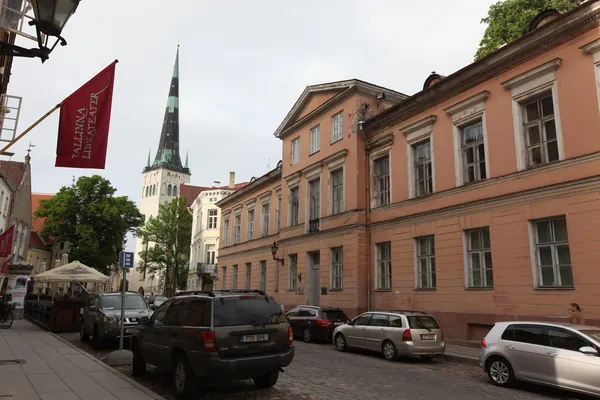 Ruas de Tallinn velho — Fotografia de Stock