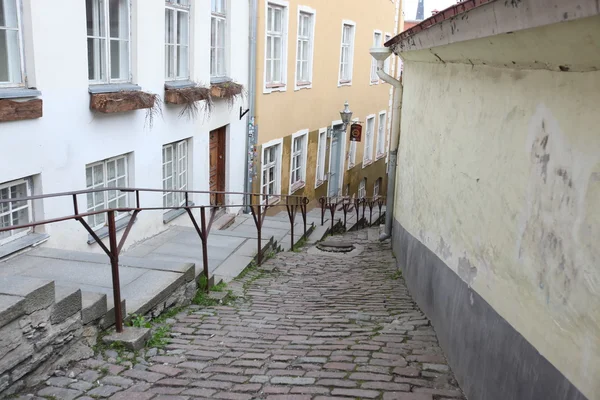 Straten van oud tallinn, Estland — Stockfoto