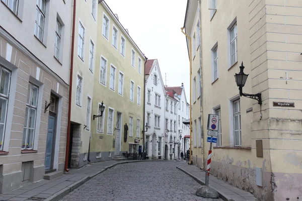 Ruas da antiga Tallinn, Estónia — Fotografia de Stock