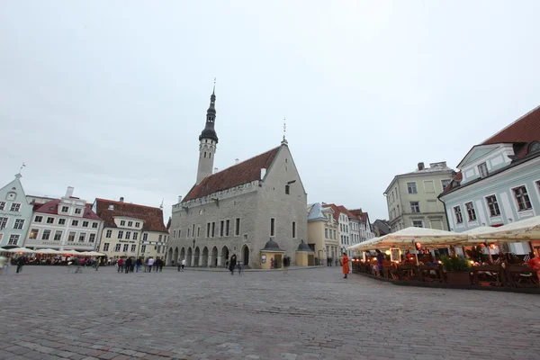 Praça da Câmara Municipal em Tallinn — Fotografia de Stock