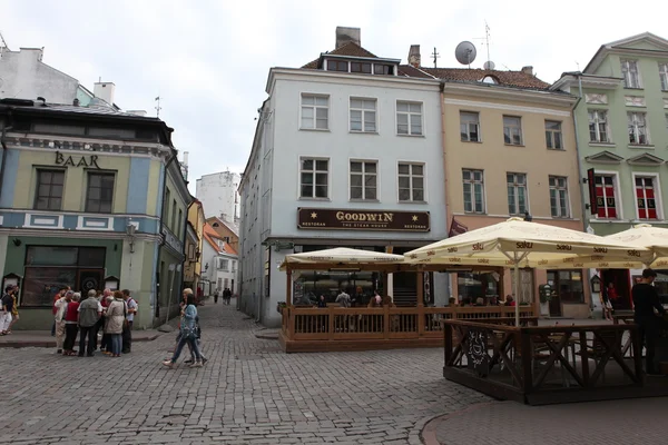 Straßen des alten Tallinn — Stockfoto