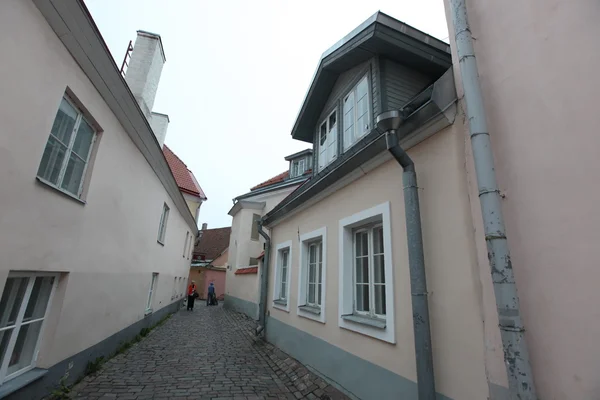 Ruas da antiga Tallinn, Estónia — Fotografia de Stock