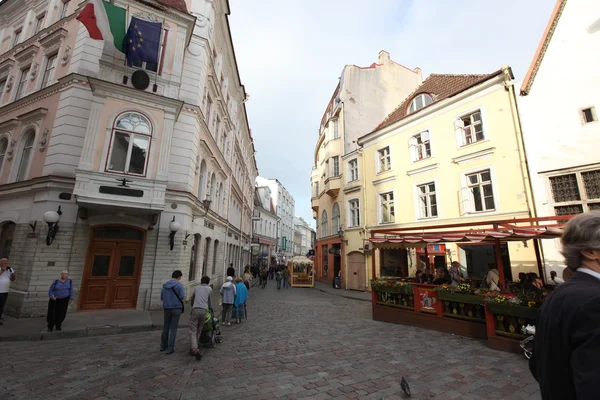 Ulice starý tallinn, Estonsko — Stock fotografie