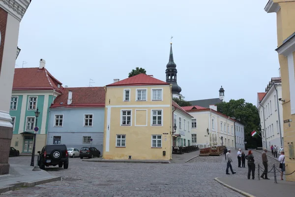 Straten van oud tallinn, Estland — Stockfoto