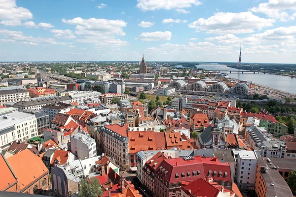 Uitzicht op Riga, Letland — Stockfoto