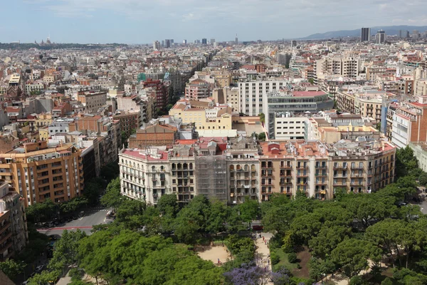 Utsikt över barcelona, Spanien — Stockfoto