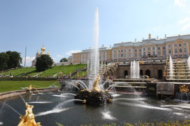 peterhof pınarlarına