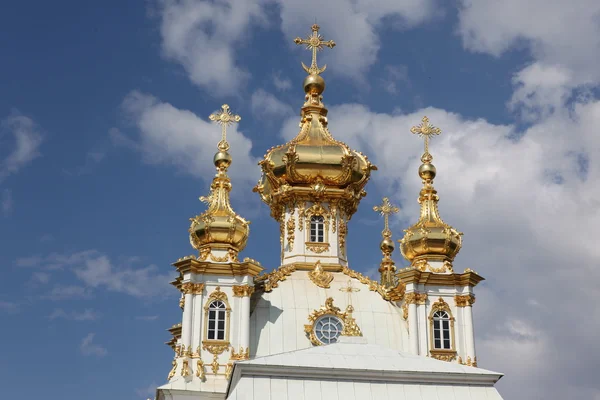 Iglesia de Peterhof Palacio — Foto de Stock