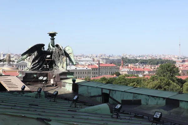 Luftaufnahme von heiligen petersburg — Stockfoto