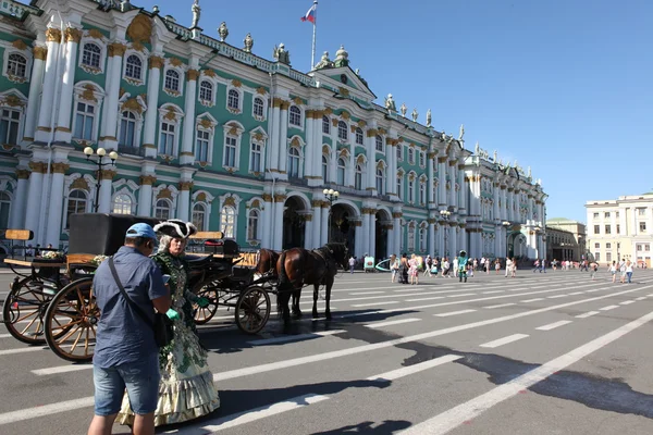 Эрмитаж (Зимний дворец) в Петербурге , — стоковое фото