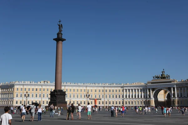 Vista Palacio de Invierno en San Petersburgo — Foto de Stock