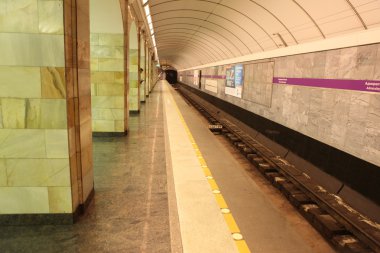 Yeraltı Metro İstasyonu vyborgskaya iç