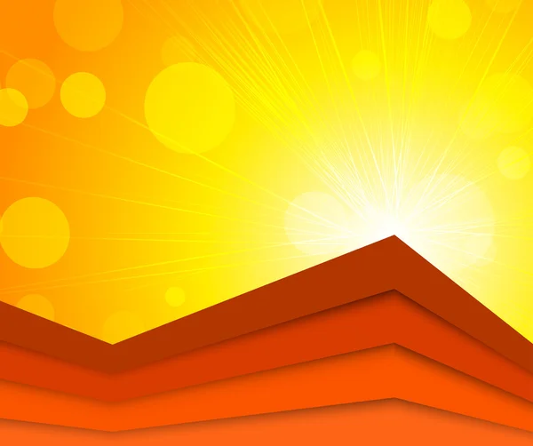 Sfondo arancione brillante — Vettoriale Stock