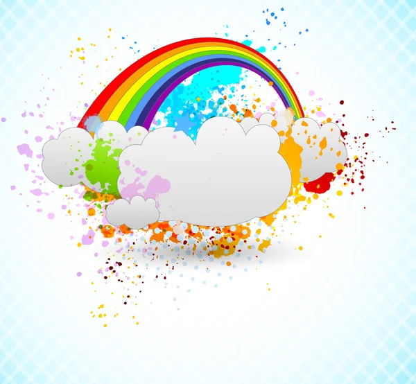 Diseño de arco iris — Vector de stock
