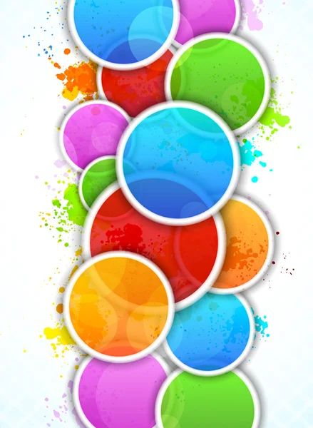 Bright background with circles — Stock Vector