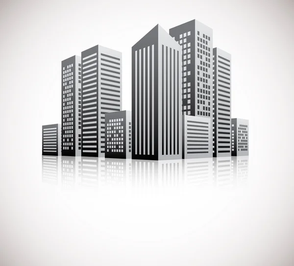 Cityscape achtergrond — Stockvector